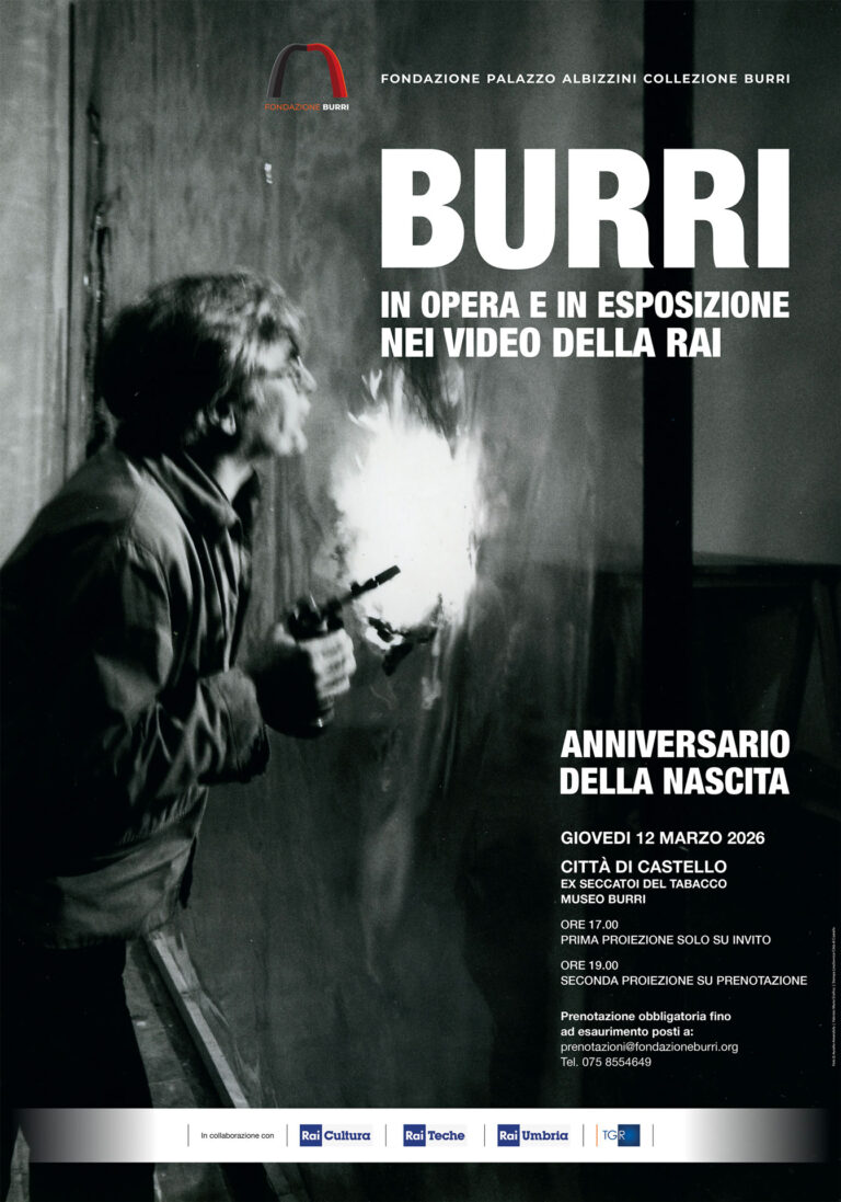 Burri 111: la RAI e la Fondazione Burri insieme per valorizzare un’eccellenza umbra patrimonio nazionale
